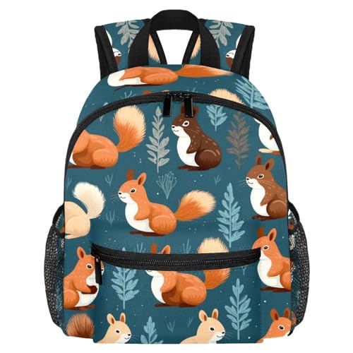 Sac d'école pour enfant en bas âge qui soulage les épaules motif écureuil