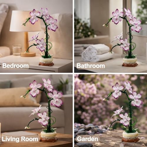Orchid Building Set for Adults, Compatible with Lego Artificial Flowers by RGXRGX - Used condition - Image 5