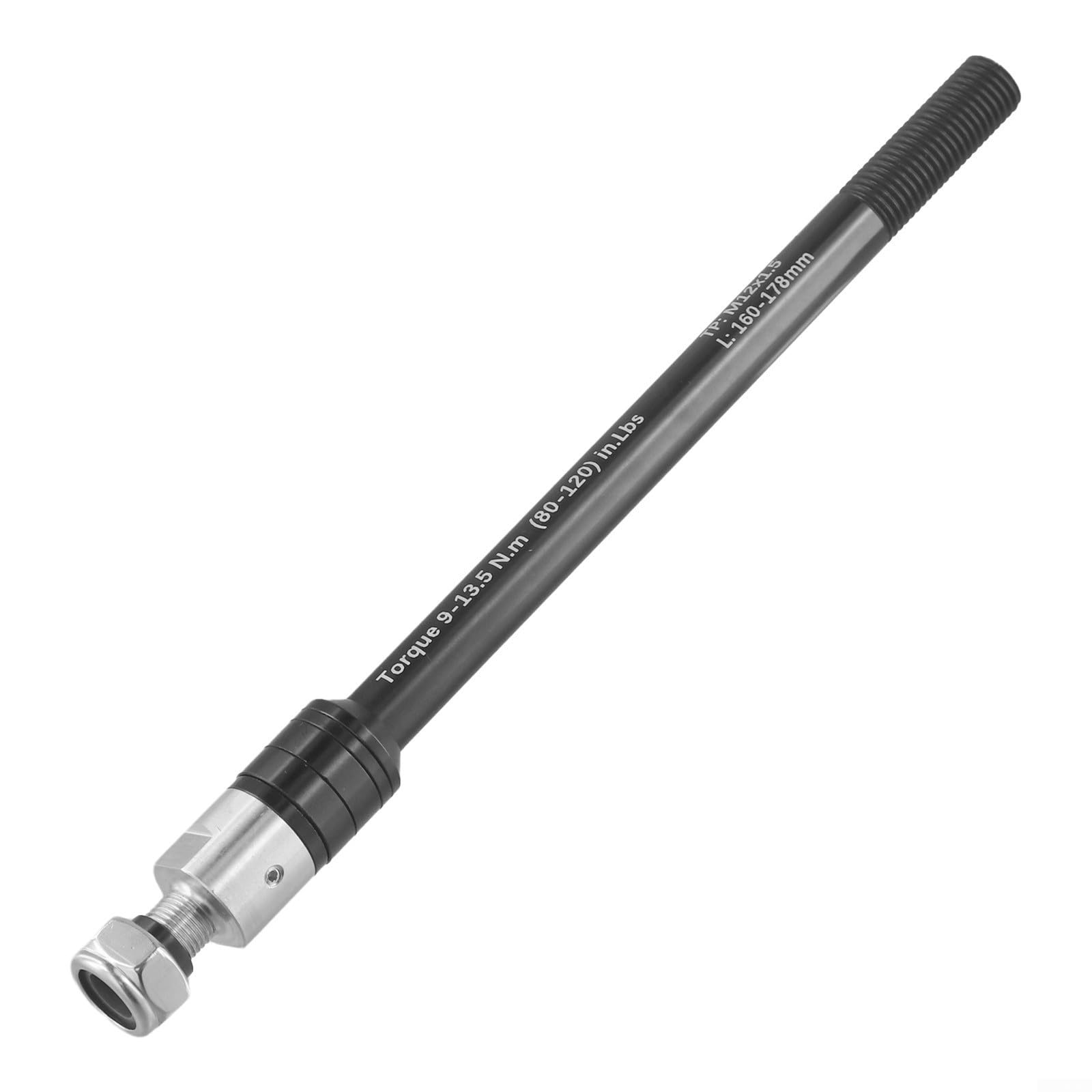 Adattatore per asse passante per bicicletta, lavorato a CNC, asse anteriore per forcella P1.0 160-178 mm/P1.5 160-178 mm/P1.75 160-178 mm, albero convertitore albero secchio rimorchio bici (P1.5)