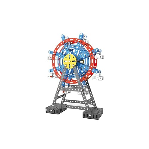 Jixin Xyzhi Set di costruzione STEM Assemblaggio Giocattoli in metallo Ruota panoramica Modello Kit di ingegneria Kit di costruzione per adulti e adolescenti Interazione genitore-figlio Set di