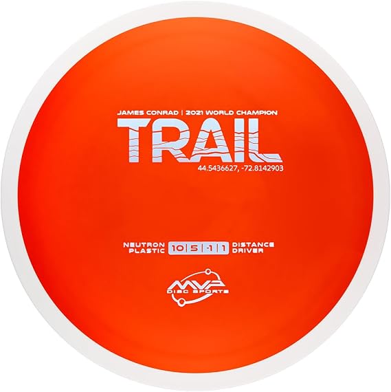 MVP Disc Sports Neutron Trail James Conrad Edition Disc Golf Distance Driver (Colors May Vary)