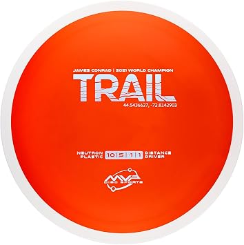 MVP Disc Sports Neutron Trail James Conrad Edition Disc Golf Distance Driver (Colors May Vary)