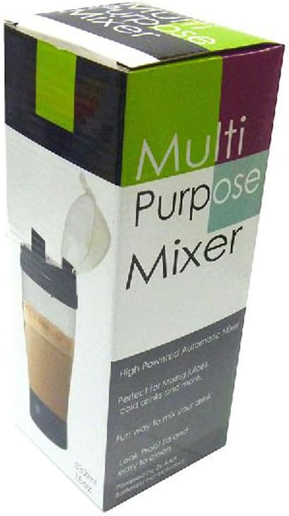 Protein Shake Mixer-Pre Workout Drink Mixer w/ Leak Proof Lid, 18oz