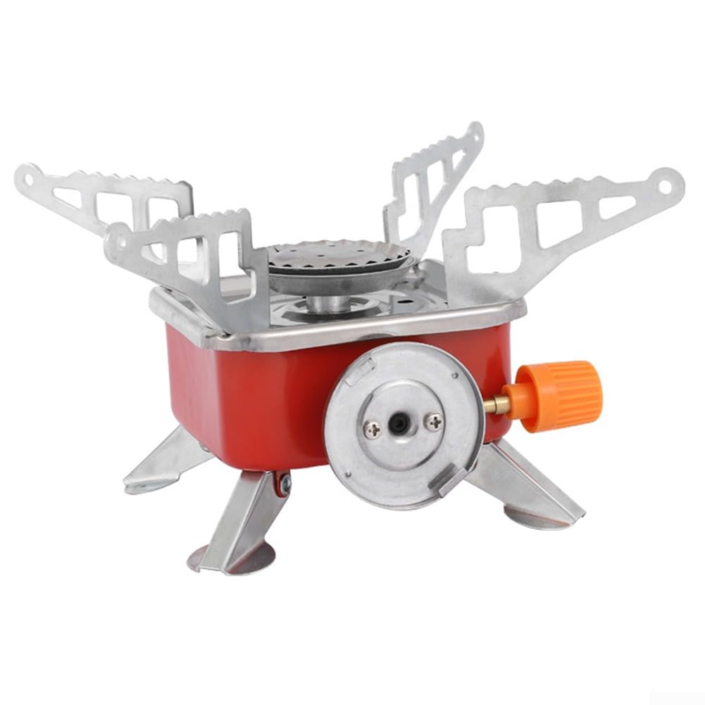 Fornello Da Campeggio 2800W Con Accensione Piezo - Portatile Mini Gas Butano