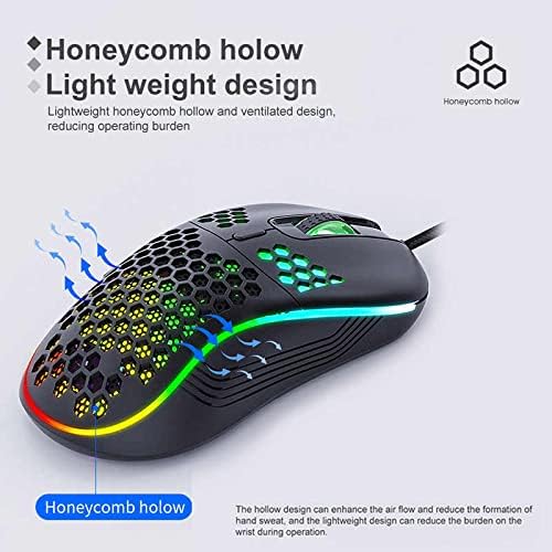 IMICE T98 mouse with honeycomb design highlighting airflow