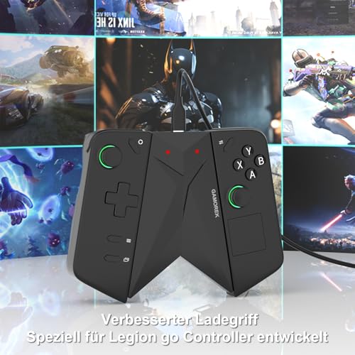 Gamorek Controller-Ladeanschluss-Griff, kompatibel mit Lenovo Legion Go