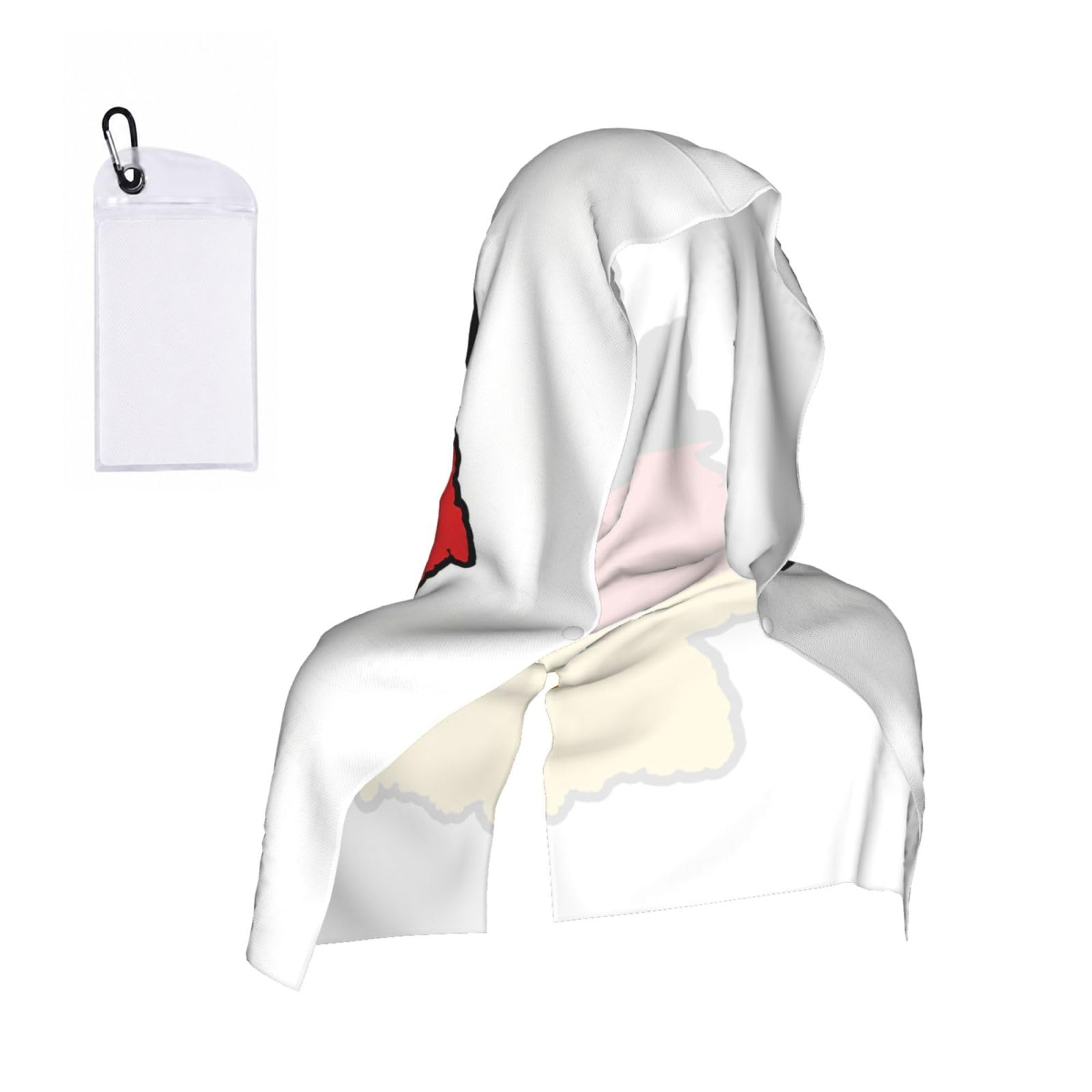 DUWAA German Flag Map Print Cooling Hooded Sports Towel, 30×60cm Quick Drying Summer Cool Head Wrap For Neck And Face