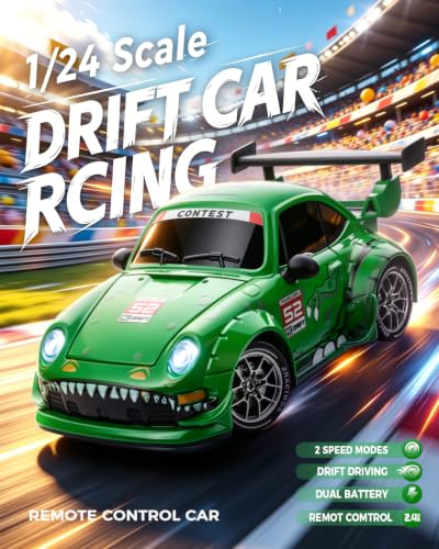 Image of RC Drift Car for Adults 1 /24 Remote Control Cars Dinosaur Livery