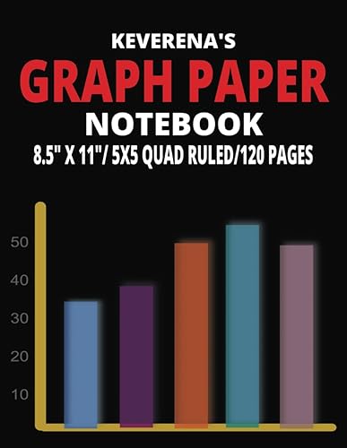 KEVERENA'S GRAPH PAPER NOTEBOOK: 5X5 QUAD RULED GRAPH PAPER, FOR HIGH SCHOOL AND COLLEGE STUDENTS (8.5"X 11") 120 PAGES, DOTTED GRAPH NOTEBOOK