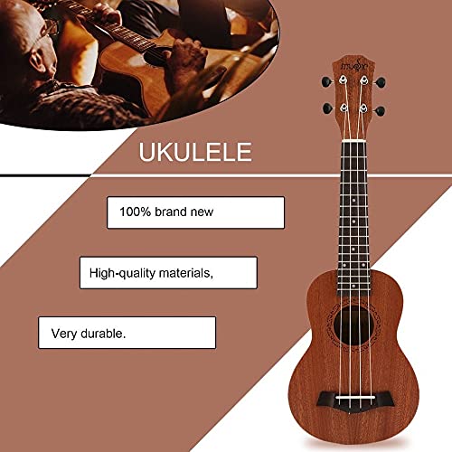 XJJZS Guitare ukulélé électrique 21 pouces Soprano acoustique 4 cordes artisanat bois blanc guitariste acajou - Les Beatles, Paul McCartney, John Lennon, RIngo Starr, George Harrison XJJZS Guitare ukulélé électrique 21 pouces Soprano acoustique 4 cordes artisanat bois blanc guitariste acajou – Image 6