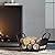Fireplace Log Holder Folding Firewood Rack,Stacking Rack,Storage Rack for Firewood, Indoor, Outdoor,Heavy Duty Steel