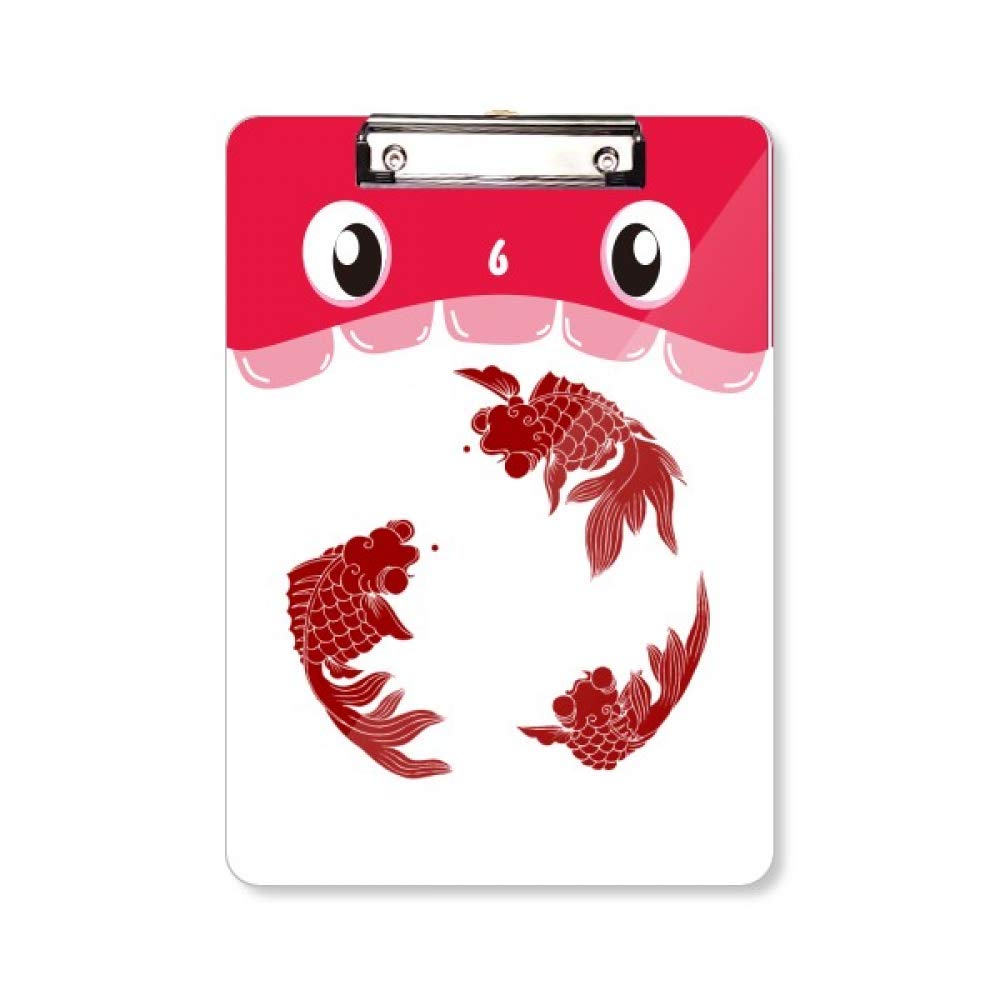 Porte-bloc cyprinoïde rouge A4 original pour organiser vos documents avec style - 5