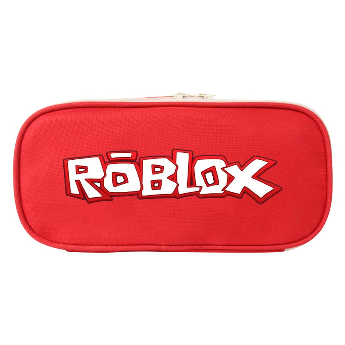 Temolie Roblox Pencil Case, School Supplies Pencil Cases Large Capacity, Roblox Merch Birthday Gifts for Boys (red 3)