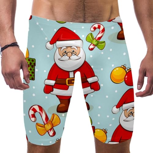 Bañador largo de Papá Noel para entrenar en la piscina estas navidades