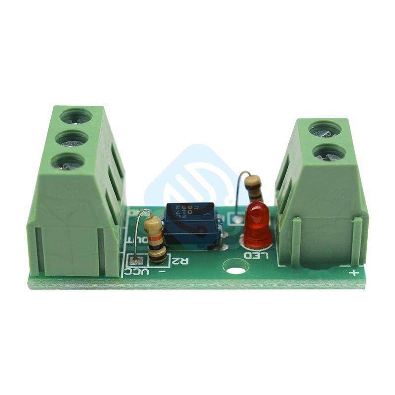 12V 1 Channel 1CH Optocoupler Isolation Isolated Board Module Rail Holder PLC Processors 80KHz PC817 EL817 Drive Motor Inverter
