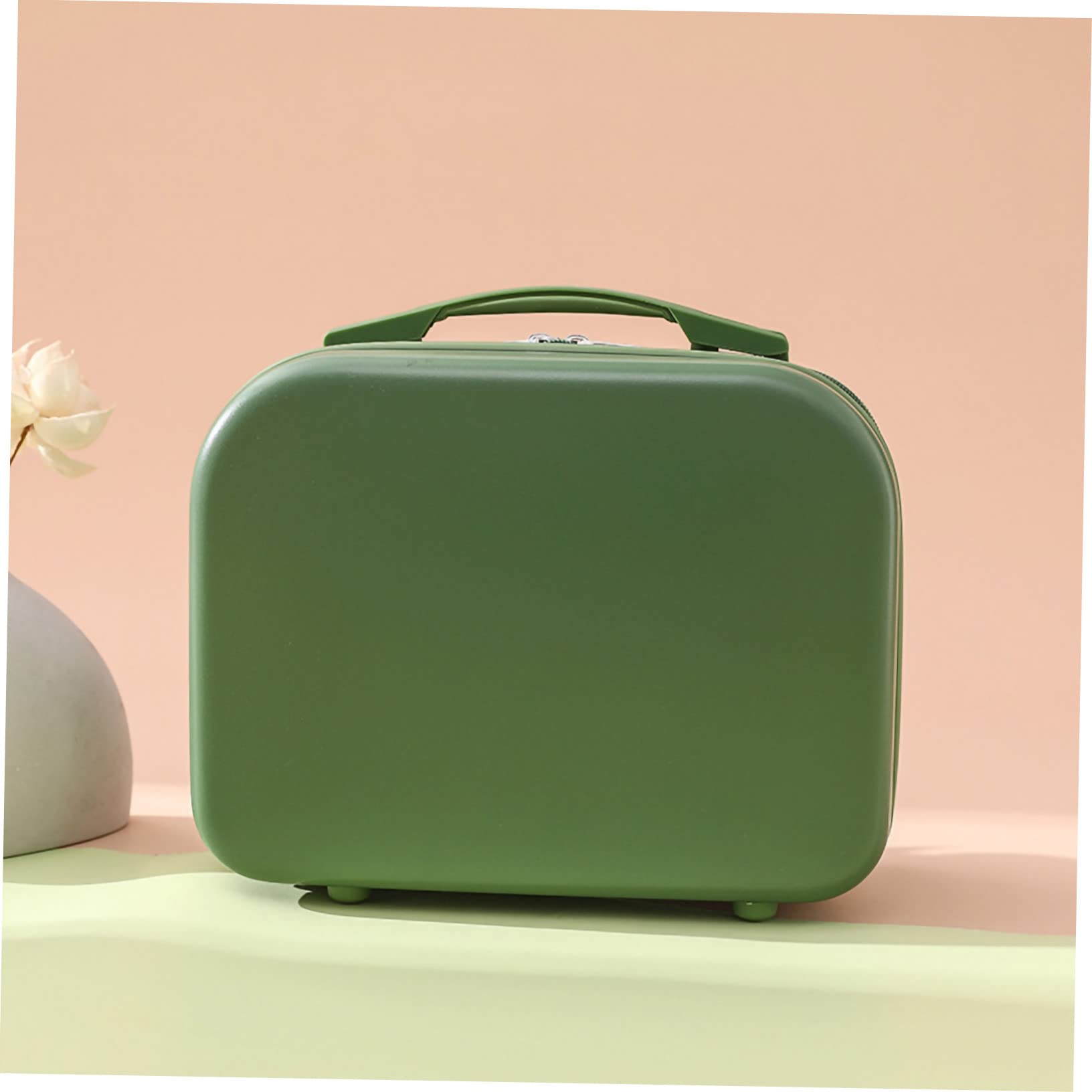 Valigia Make Up 14 Pollici in PC Sottile Elastico, Astuccio Cosmetico da Viaggio per Studenti e Lavoratori, Borsa Porta Trucchi Compatta
