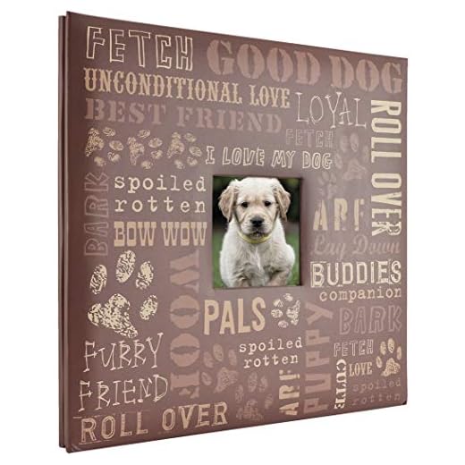 MCS MBI 13.5x12.5 Inch Good Dog Pet Theme Scrapbook Album with 12x12 Inch Pages (860125)