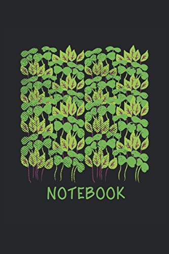 Cuaderno Microgreens: Cuaderno Microgreens para un jardinero o un amante de las hierbas I 120 páginas rayadas I A5 I Cuaderno vacío para anotar citas, notas e ideas.