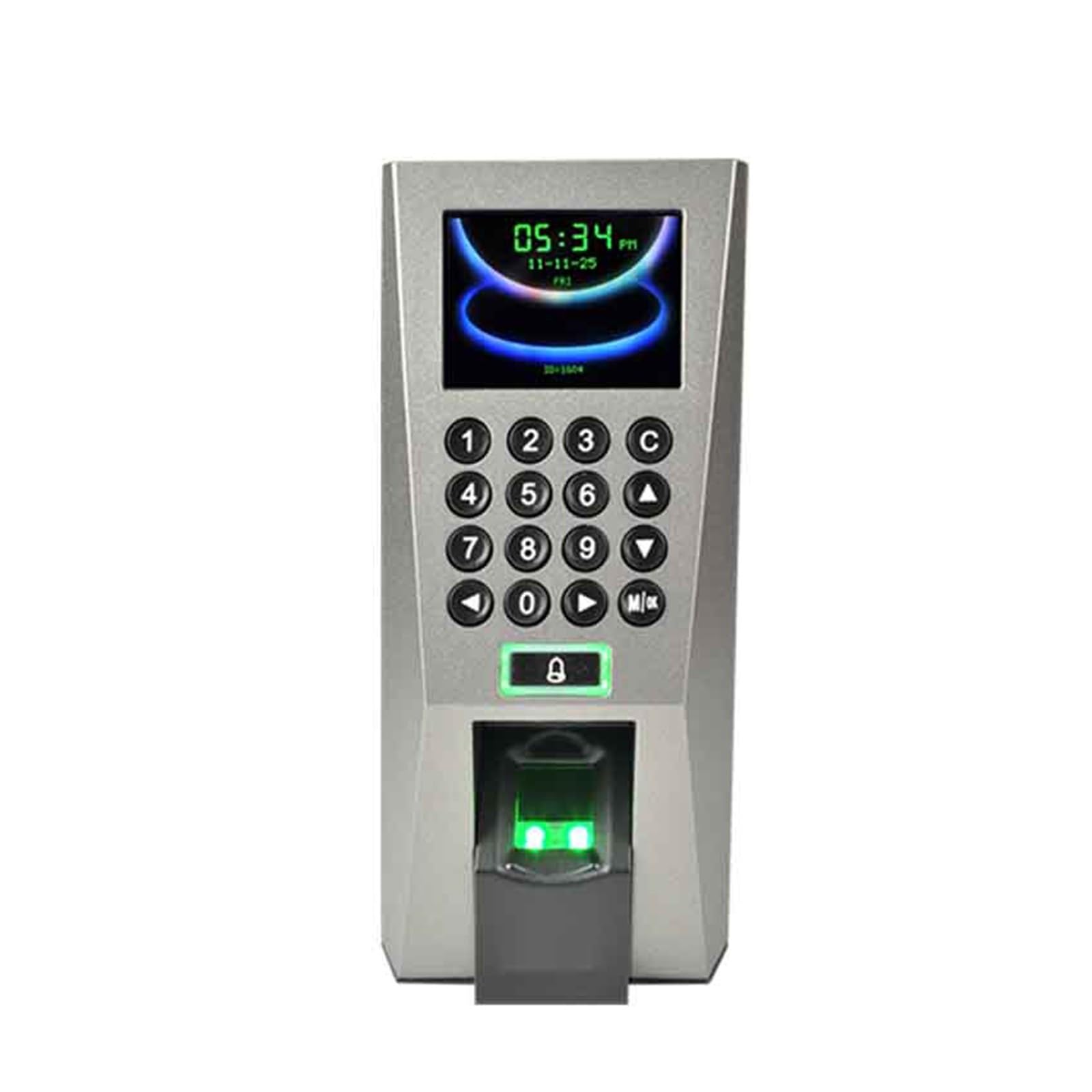 Clocking in Machine, F18 USB/IP Biometric Fingerprint Login Recognition Access Control Machine System Use Electric Lock(F18-WIFI,Arabic)