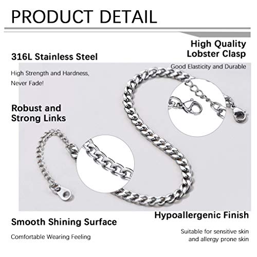 Prosteel Ankle Bracelets For Women Teen Girls Bracelet Braclet Adjustable Cute Anklets Stainless Steel Chain Anklet #TOP3