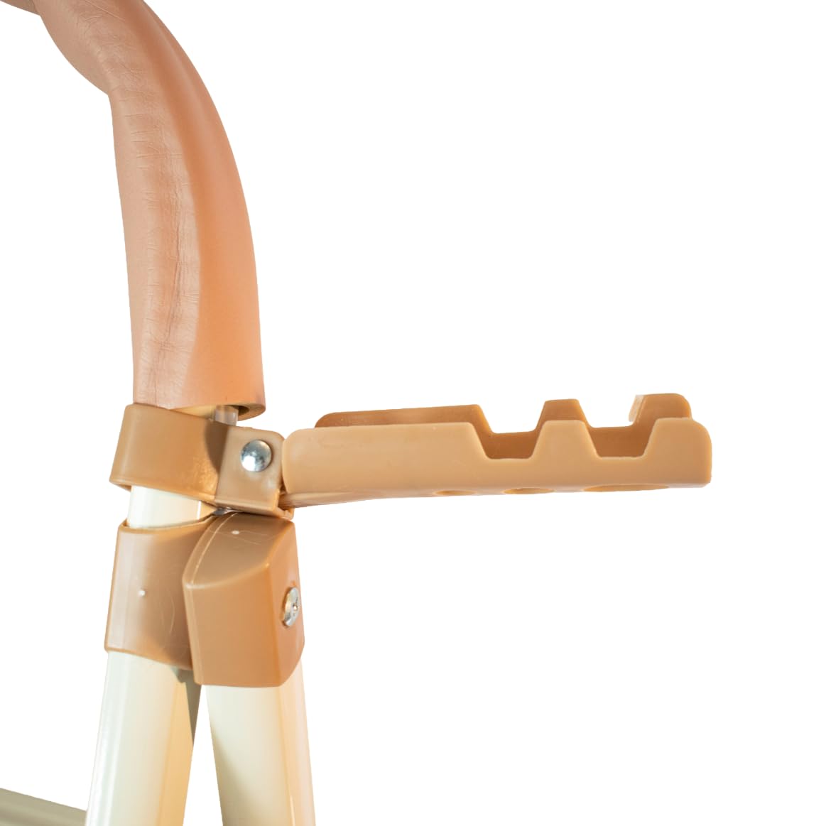 Scala pieghevole 3 gradini con corrimano, scaletta in acciaio, gradini larghi antiscivolo 18 cm, portata 150 kg, compatta