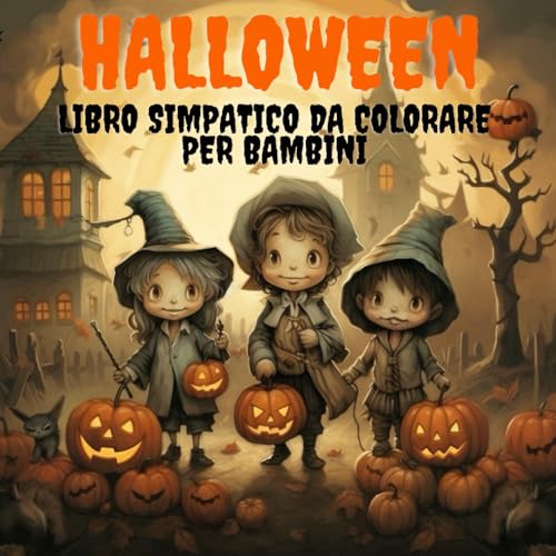 HALLOWEEN - Libro simpatico da colorare per bambini -