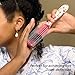 Denman D3 Curly HairBrush for Women & Men – 7 Row Detangling & Curl Defining Brush for Natural Curly, Coily, Wavy Hair – Styling Brush for Smooth defined Curls, Floral Fantasy