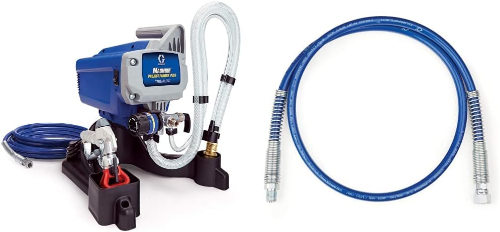 Magnum 257025 Project Painter Plus Paint Sprayer + Graco 247338 3/16" Hose Whip