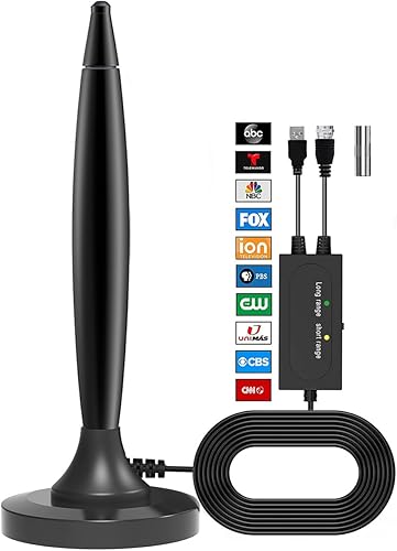 Antena de TV para Smart TV, antena digital para TV de más de 380 millas, antena de TV 8K 4K para interiores, todos los televisores, antena de TV