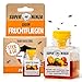 Produktbild Super Ninja Fruchtfliegenfalle für Innenbereich  2er-Pack, Wirksame Obstfliegenfalle für Haushalt und Küche, bis zu 3 Wochen Leistung pro Flasche, Kinder-und haustierfreundlich