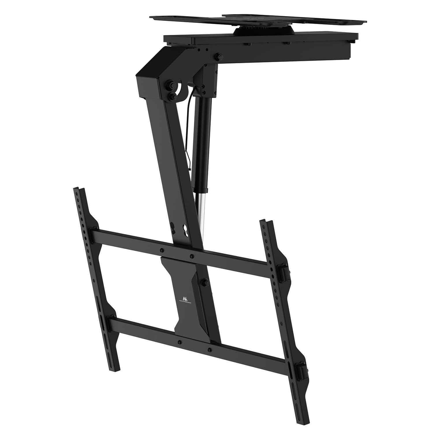Maclean MC‑109 T - Supporto da soffitto elettrico per TV 43-86″ fino a 45 kg VESA 800×400 pilotaggio Tuya telecomando inclinazione – 75° rotazione ±90° anti ostruzione nero