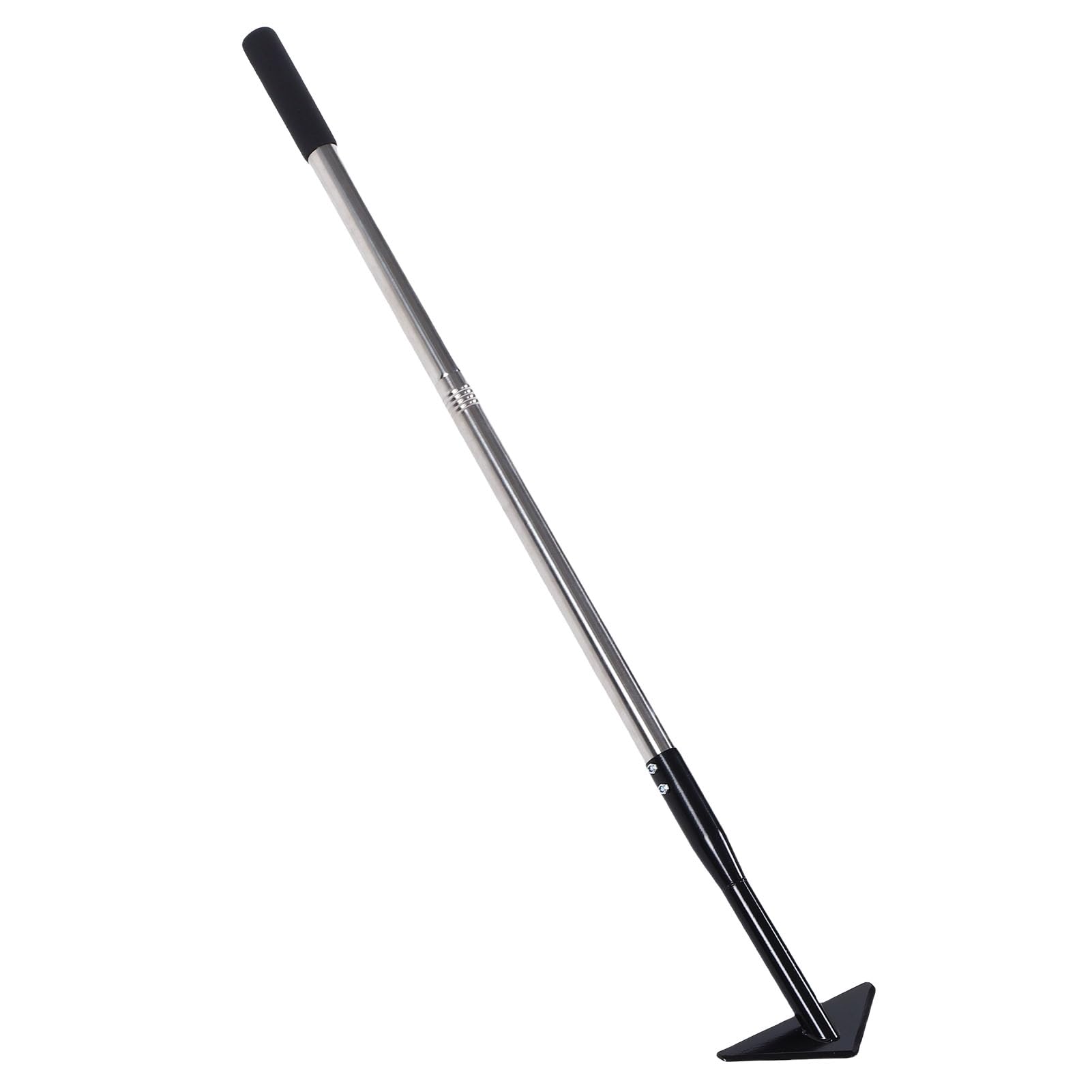 Azada de Deshierbe Triangular Azada de Jardín Triangular de Acero Al Carbono con Ajustable de Acero Inoxidable Cabeza Afilada para Desmalezar Cultivar Plantar Herramienta