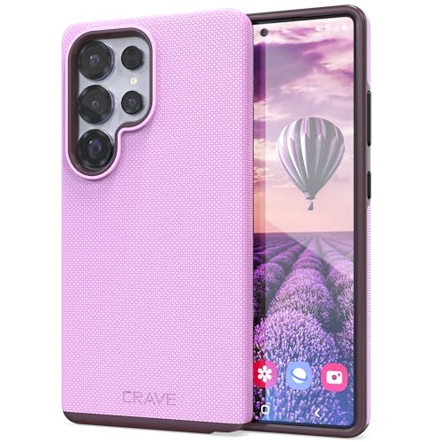 Image of Crave Compatible with Samsung Galaxy S25 Ultra Case, Shockproof Protection Dual Layer Case for Samsung Galaxy S25 Ultra (6.9 inch) - Lilac