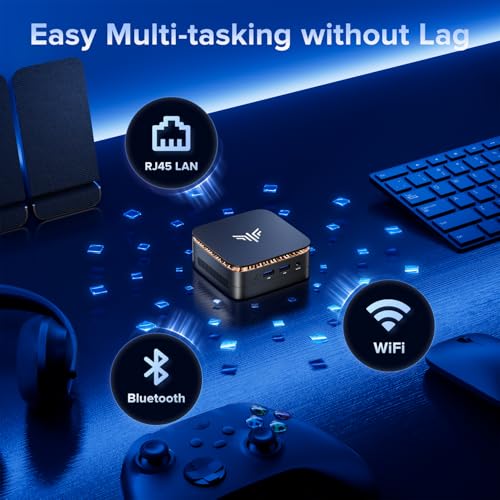 Image of KAMRUI N97 Mini PC,12th N97 Mini PC(Beat N150,up to 3.6GHz),Desktop Mini Computer 16GB RAM 512GB SSD,Micro PC Support 4K HDMI+DP,Mini Computer with Dual WiFi,Business Home Office