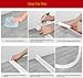 79 Inch Shower Threshold Water Dam,Collapsible Shower Threshold Water Dam, Shower Threshold Collapsible Shower Water Guard, Bathtub Dam Self-Adhesive (red)