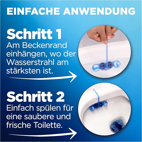WC Frisch Selbst Aktiv Chlor Blauspüler (10er), 4in1-Klosteine Einhänger – Ansicht 6