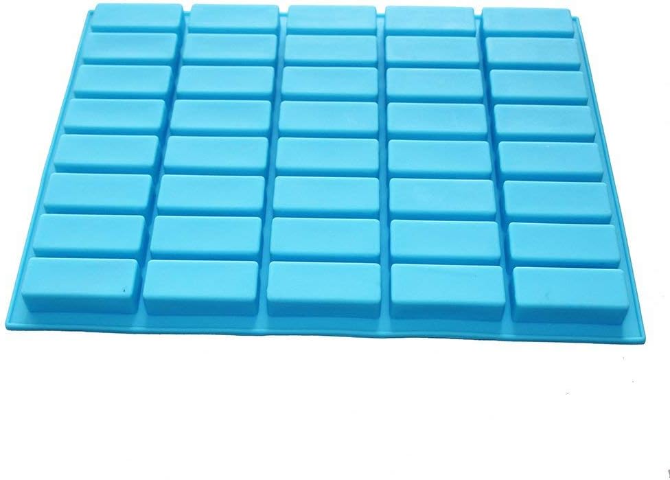X-Haibei Small Rectangle Sample Guest Soap Jello Candy Chocolate Ice Cube Making Mold Silicone Supplies