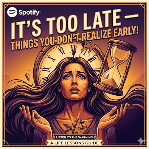 It's Too Late: Things You Don't Realize Early!