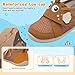 FEETCITY Baby Shoes Girls Boys Barefoot Walking Shoes Flexible Infant Sneaker Newborn Crib Shoe Brown