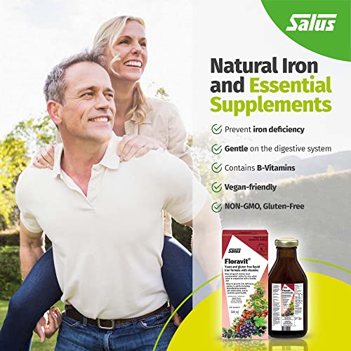 Salus Floravit Liquid Iron And Vitamins | Herbal Iron Supplement For Women, Men, And Children | Gluten-Free, Yeast-Free, Non-Dairy, Non-Gmo (500Ml) #TOP3