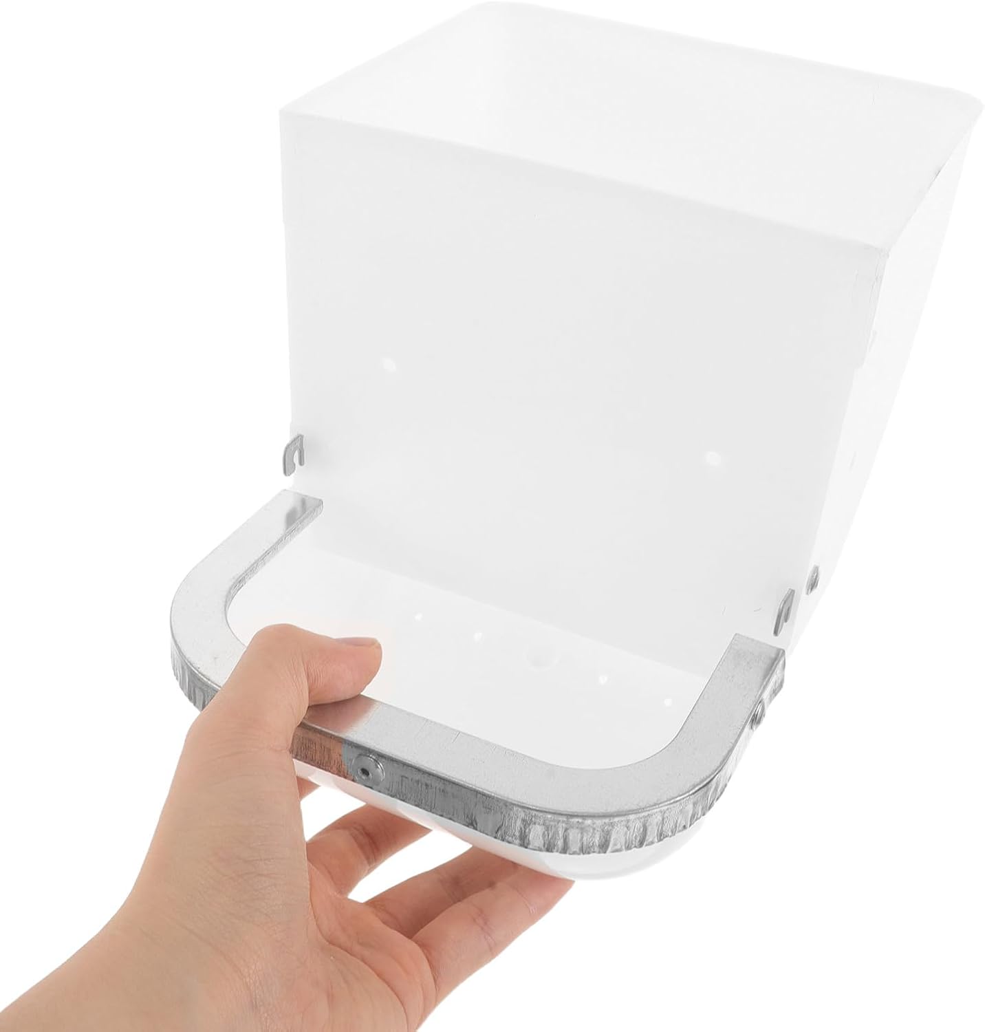 4PCS Automatic Bunny Feeder: Small Animal Feeding Trough - Indoor Cage Feeder Holds Dry Food Or Water - Ferret Guinea Pig Bunny Rabbit Cage Accessories