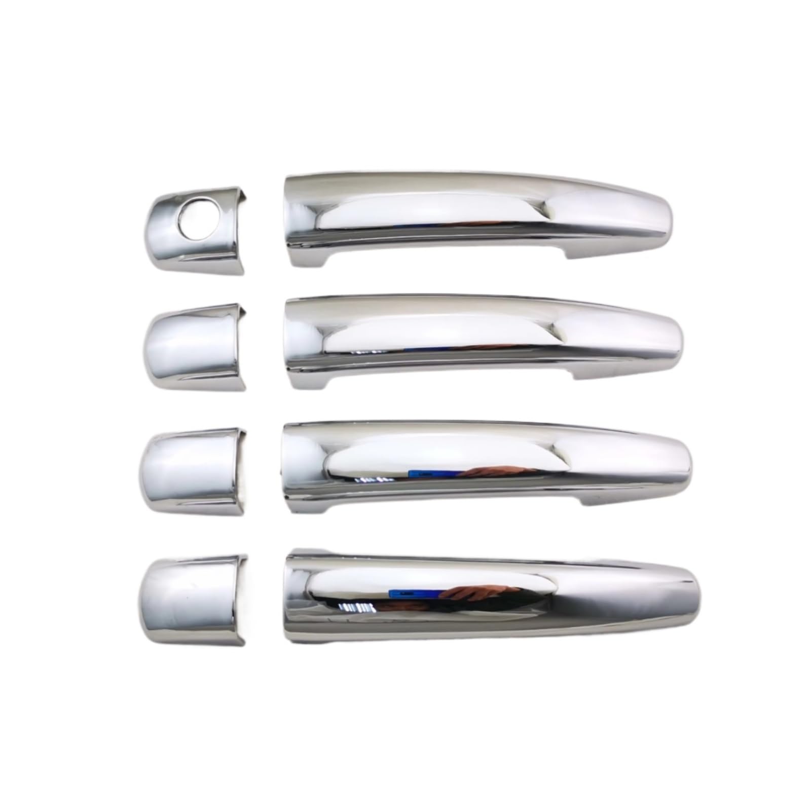 Zcxfdthf Chrome Color Door Handle Covers Part Compatible With C&Itroen For Jumpy 2007-2025 For C4 For Picasso 2006-2025 Car Exterior Door Handle Cover Trim Set(Chrome Color)