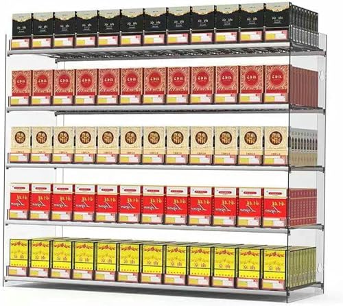 Étagères de présentation de magasin pour moderniser l'espace comptoir de votre bureau de tabac