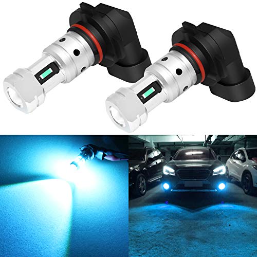 PHINLION H10 Ice Blue LED Fog Light Bulbs, 3800 Lumens Super Bright 9145 9040...
