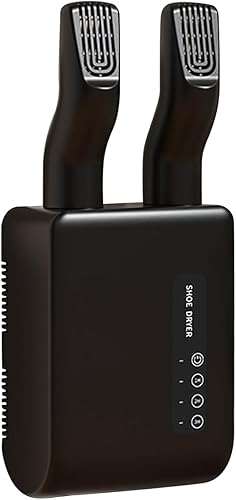 Secador de botas y desodorizador, calentador de botas montado en la pared con soplador de calor, temporizador y estante seco ajustable de 360,