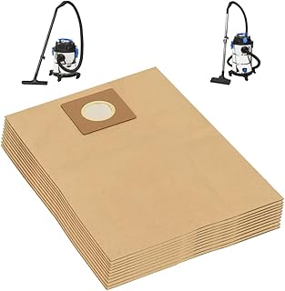 Item-Wet Dry - Bolsas de papel para aspiradora (10 unidades), color marrón, accesorios para electrodomésticos, accesorios para aspiradora