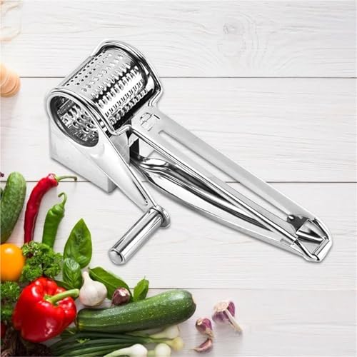Rallador Giratorio de Acero Inoxidable para Queso y Chocolate miniatura 4