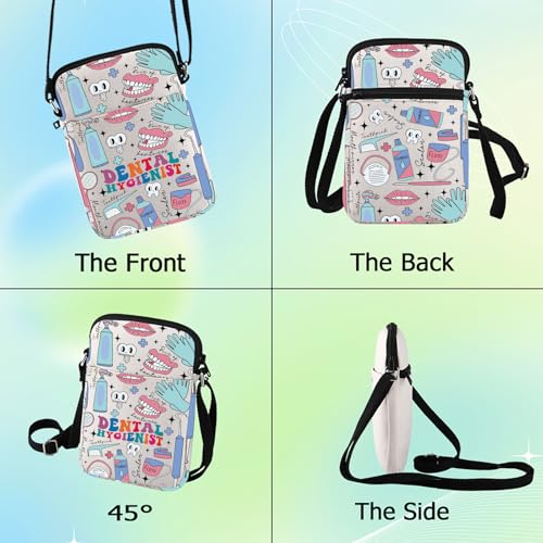 G2TUP Dental Hygienist Crossbody Bag Dentist Appreciation Gift Dental Assistant Shoulder Bag Dental Hygienist Merch3
