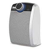 EINFACHE BENUTZUNG: Mit dem praktischen LED-Ringregler können Sie einfach zwischen den 2 Heizstufen (900/1800 Watt) wechseln. Stellen Sie dieses tragbare Heizgerät ganz einfach auf Ihre Bedürfnisse ein.