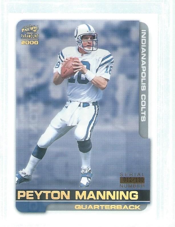 Peyton Manning 2000 Pacific Paramount #d 12/130 - Football Cards